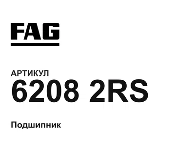 62082RS FAG