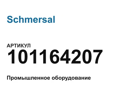 101164207 Schmersal