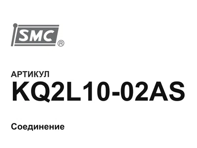 KQ2L1002AS SMC