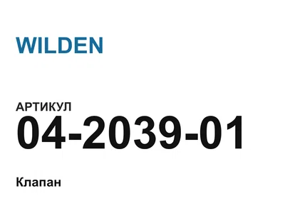 04203901 WILDEN