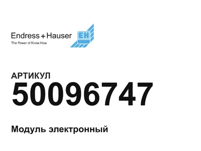 50096747 Endress+Hauser