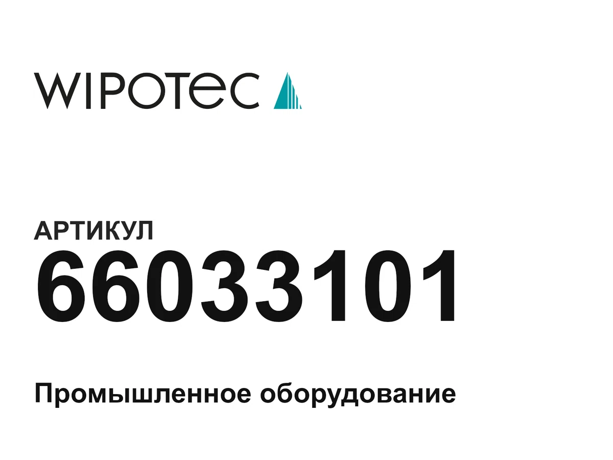 66033101 Wipotec