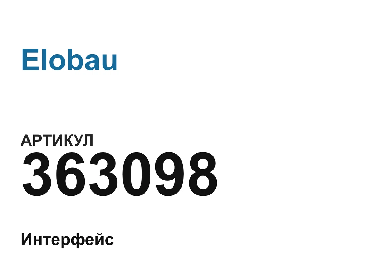 363098 Elobau
