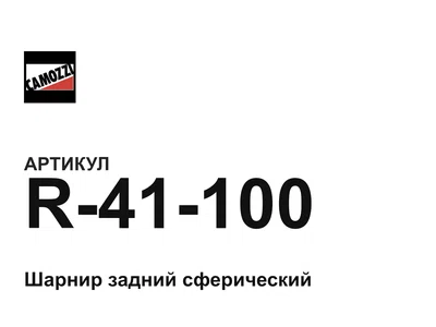 R41100 Camozzi