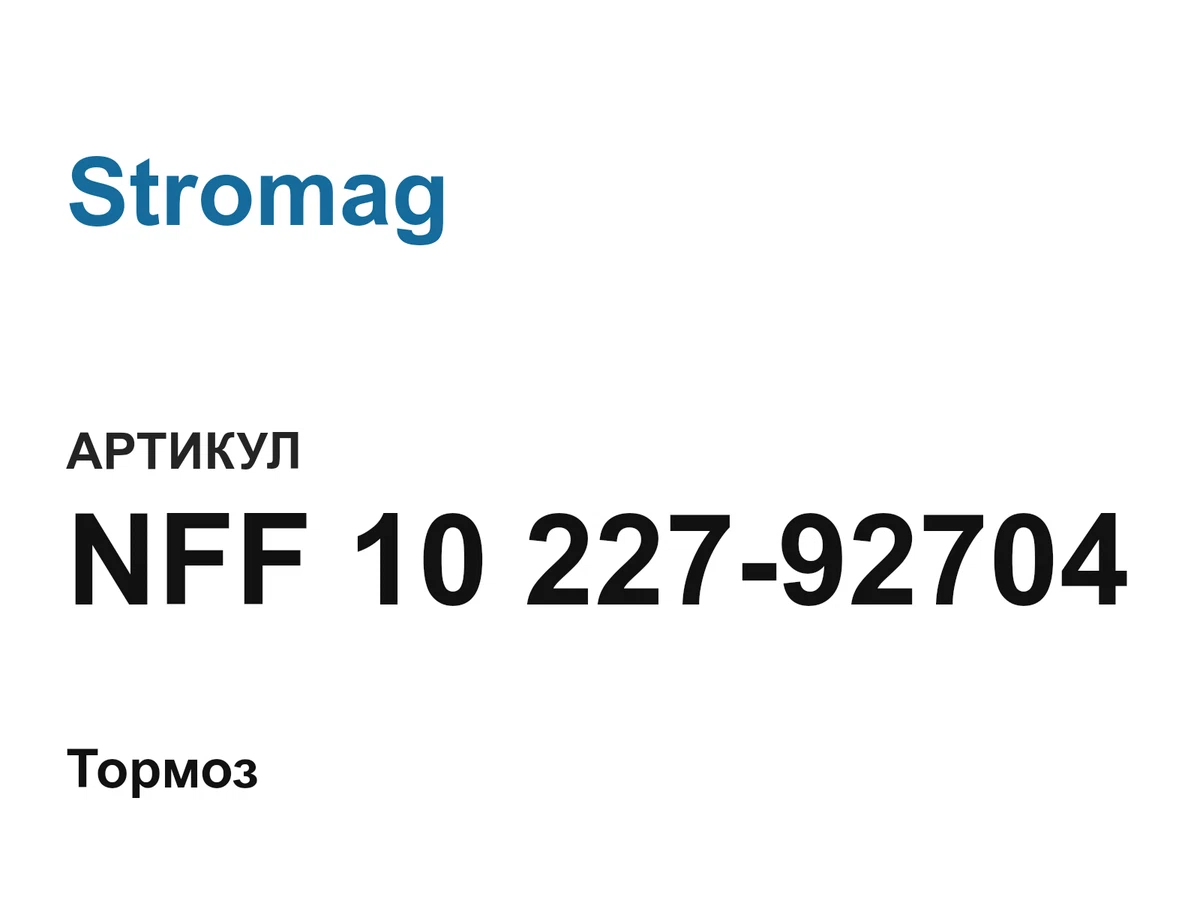 NFF1022792704 Stromag