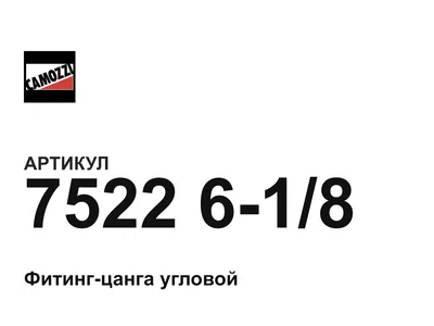 7522618 Camozzi