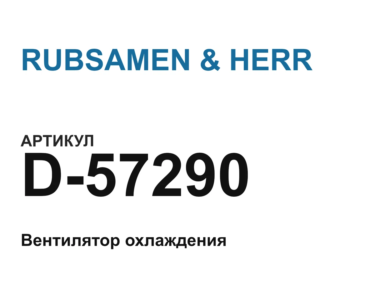 D57290 RUBSAMEN & HERR