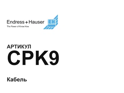 CPK9 Endress+Hauser