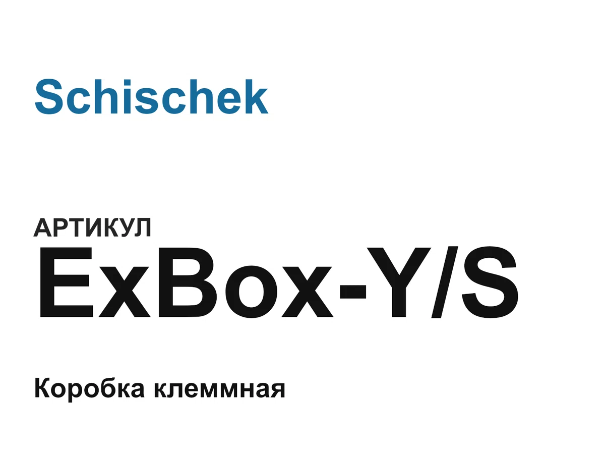 ExBoxYS Schischek