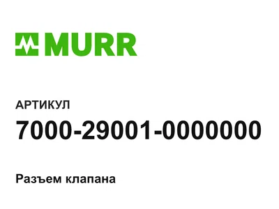 7000290010000000 Murrelektronik