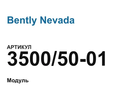 35005001 Bently Nevada