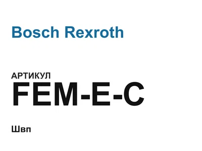 FEMEC Bosch Rexroth