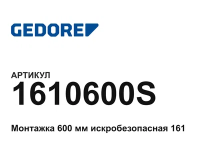 1610600S GEDORE