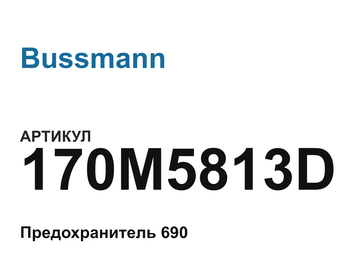 170M5813D Bussmann