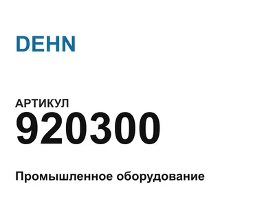 920300 DEHN