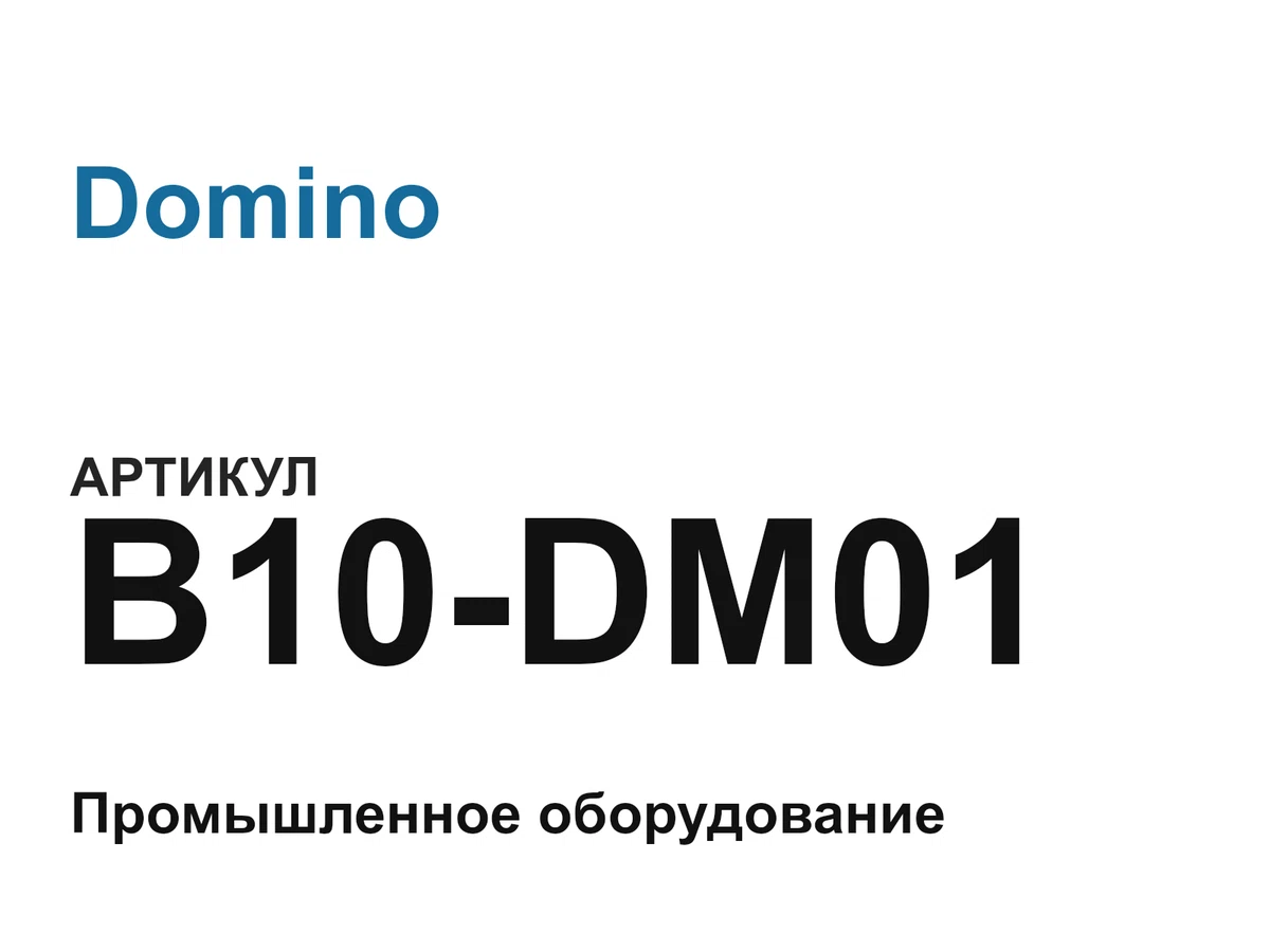 B10DM01 Domino