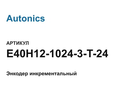 E40H1210243T24 Autonics