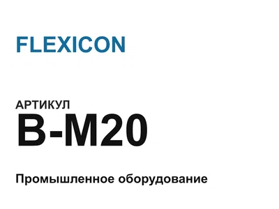 BM20 FLEXICON