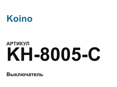 KH8005C Koino