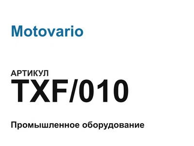 TXF010 Motovario