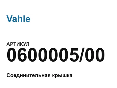 060000500 Vahle