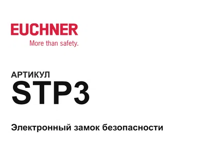 STP3 Euchner