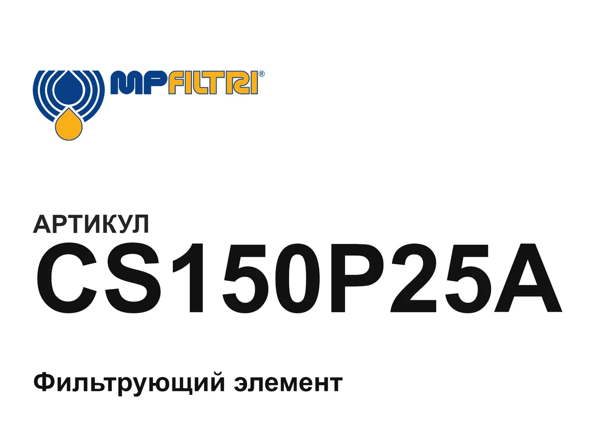 CS150P25A MP Filtri