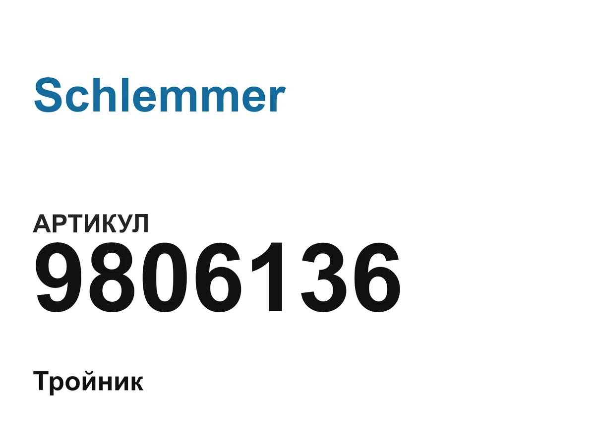9806136 Schlemmer