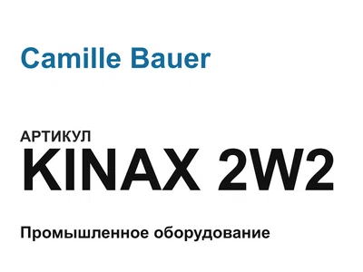 KINAX2W2 Camille Bauer