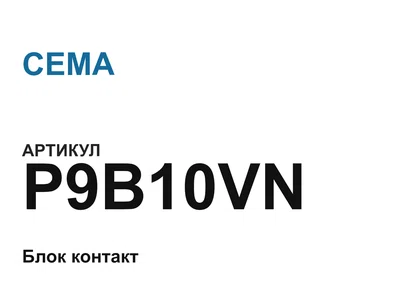 P9B10VN CEMA