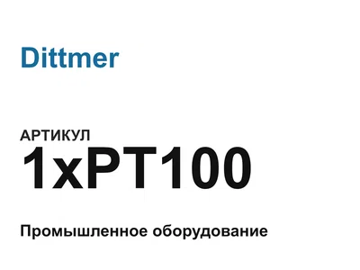 1xPT100 Dittmer