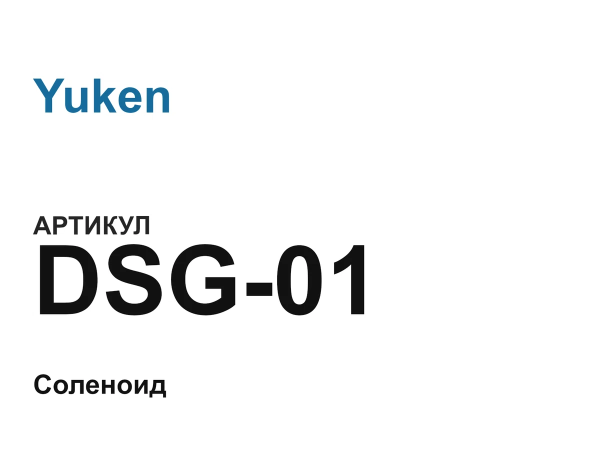 DSG01 Yuken