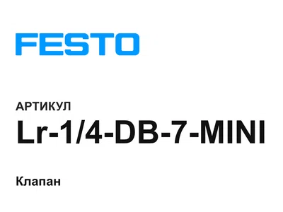 Lr14DB7MINI FESTO