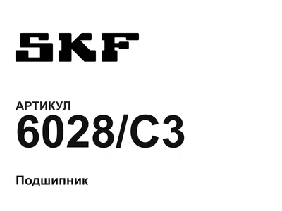 6028C3 SKF