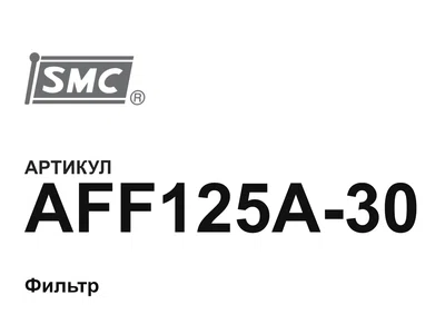 AFF125A30 SMC