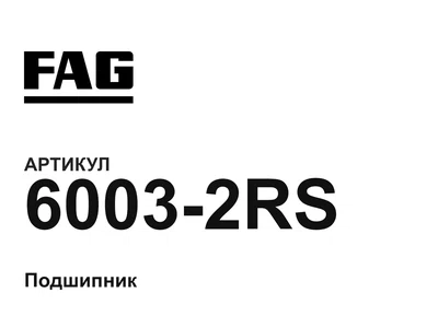 60032RS FAG