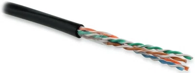 UUTP4-C5E-S24-OUT-PE-BK-500 Hyperline