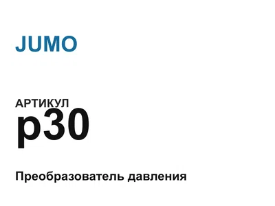 p30 JUMO