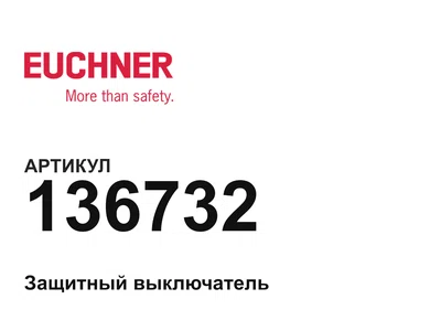 136732 Euchner
