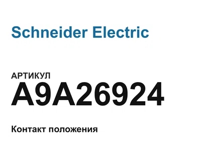 A9A26924 Schneider Electric