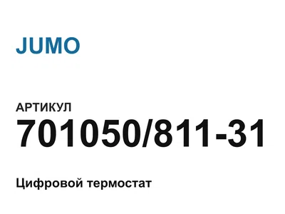 70105081131 JUMO