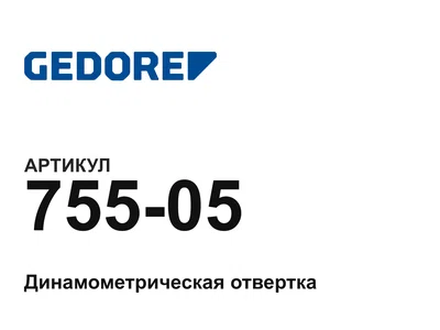 75505 GEDORE