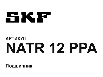 NATR12PPA SKF