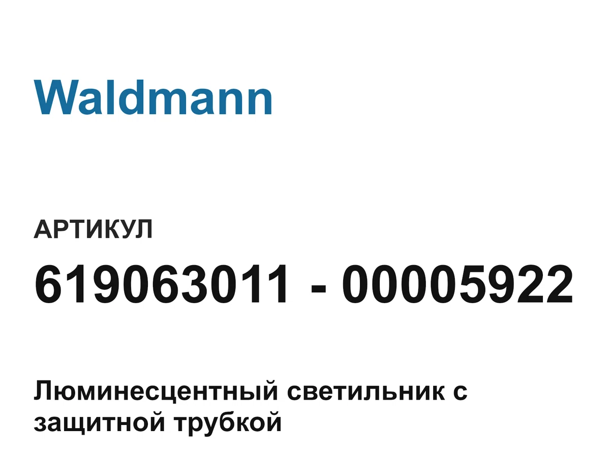 61906301100005922 Waldmann