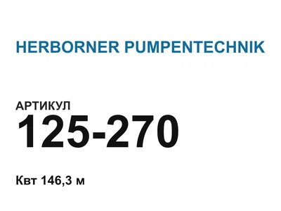 125270 HERBORNER PUMPENTECHNIK
