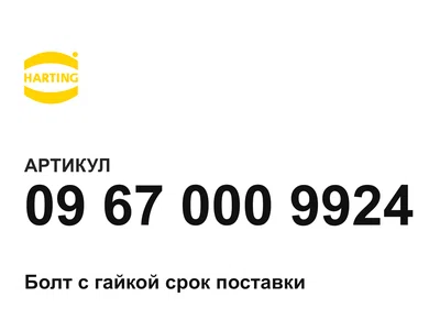 09670009924 Harting