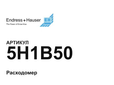 5H1B50 Endress+Hauser