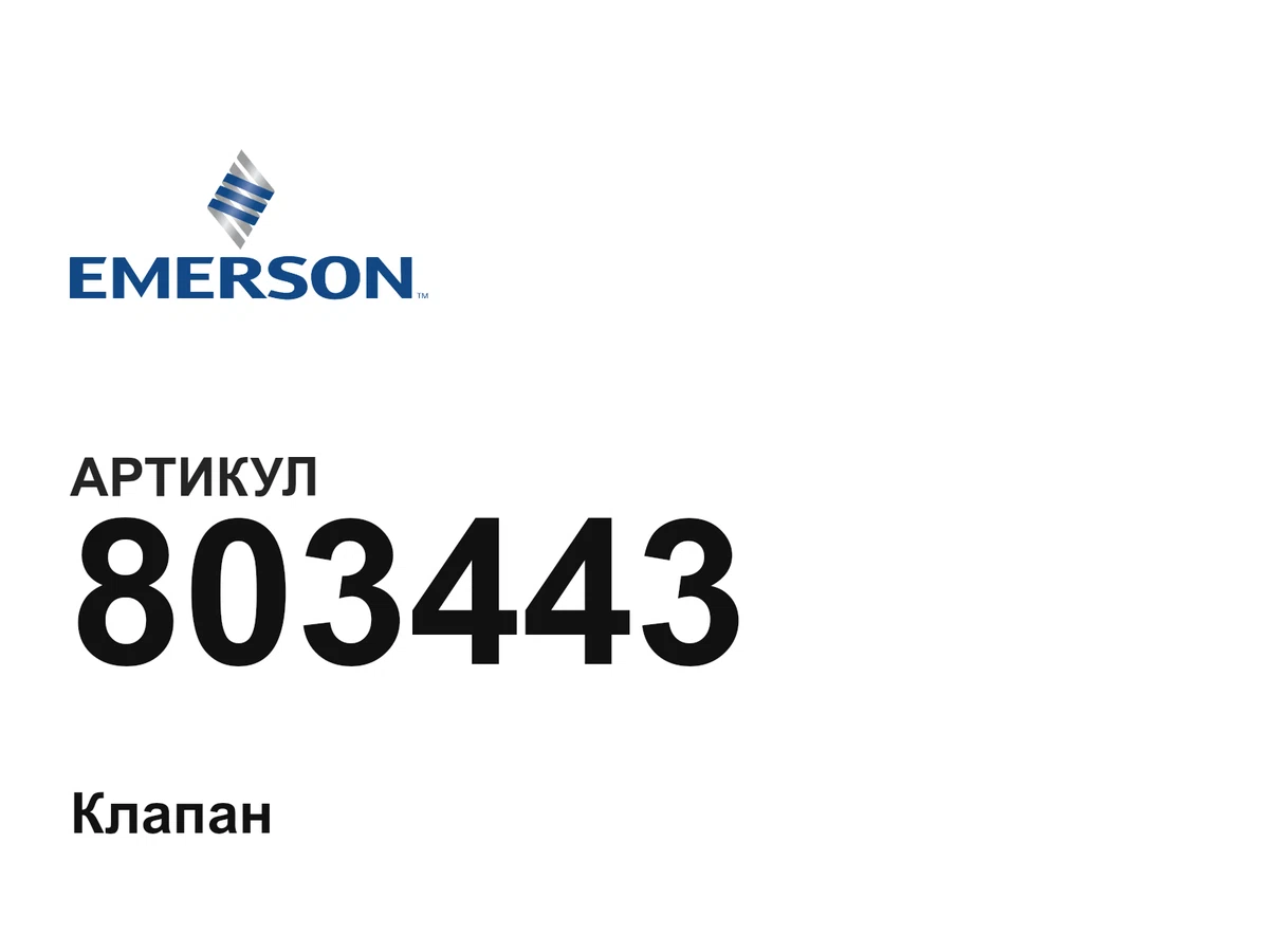803443 Emerson