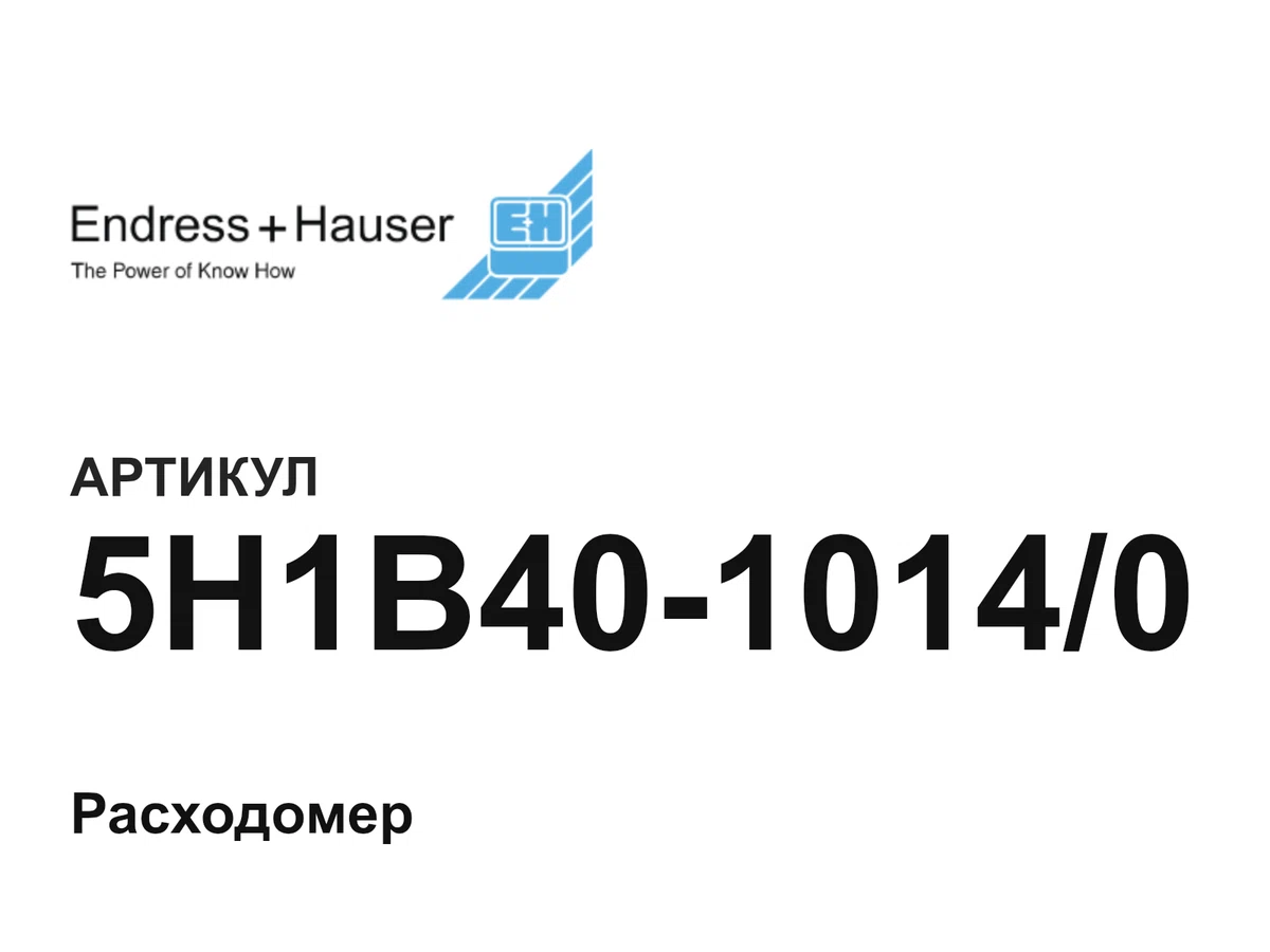 5H1B4010140 Endress+Hauser