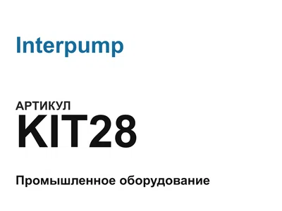 KIT28 Interpump